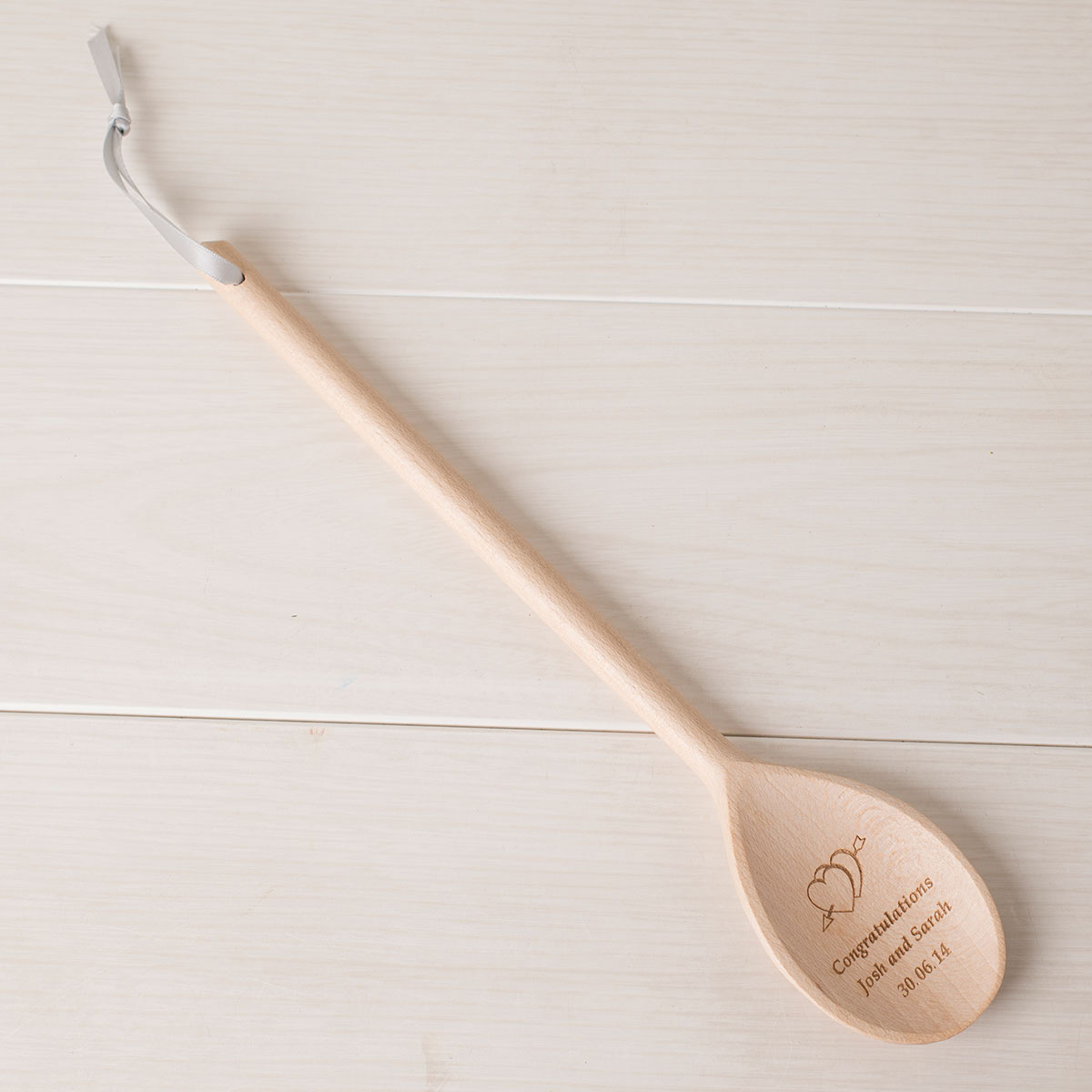 Engraved Wooden Wedding Spoon