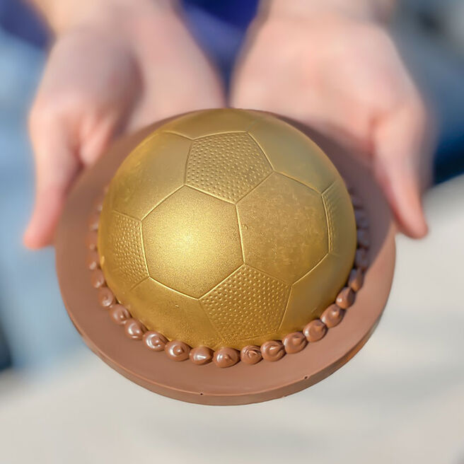 Personalised Mini Gold Smash Football
