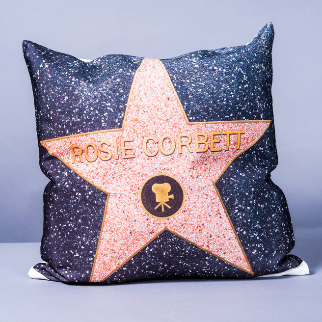 Personalised Cushion - Hollywood Walk Of Fame
