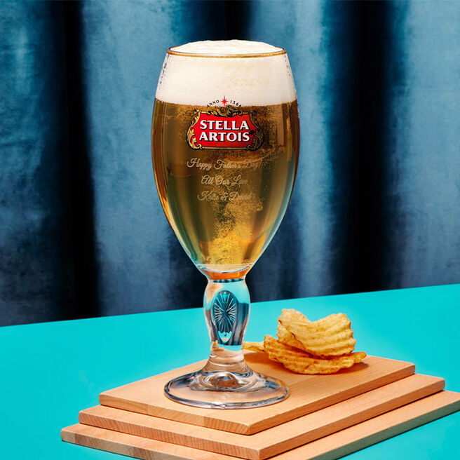 Engraved Authentic Stella Glass - Father's Day
