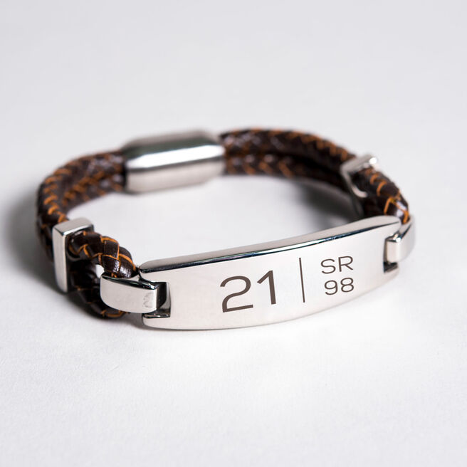 Personalised Men's Bracelet - Geometric 21