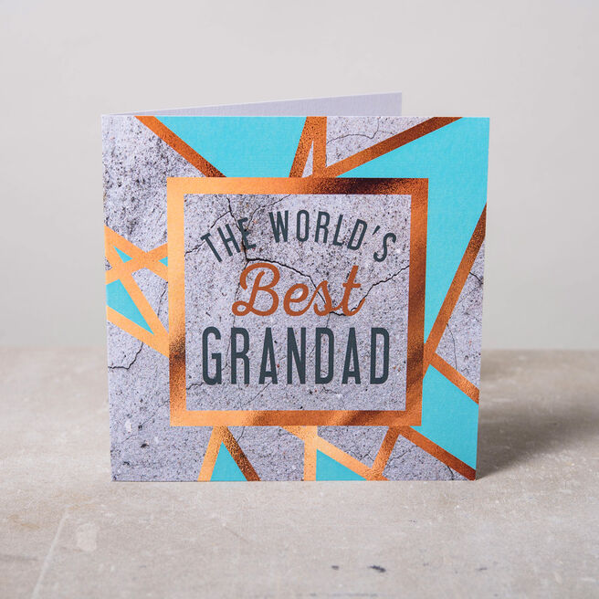 Personalised Card - Gold World's Best