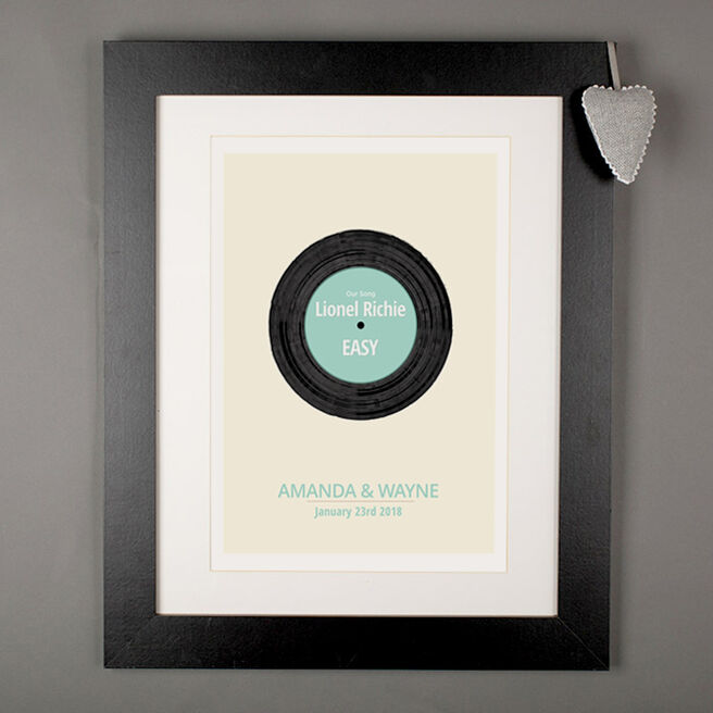Personalised Framed Print - Our Record