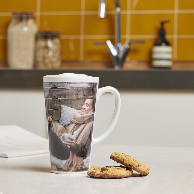Personalised Photo Upload 17oz Latte Mug