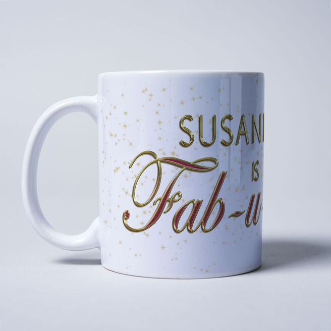 Personalised Mug - Strictly Fab-u-lous