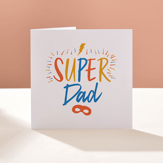 Personalised Card - Super Dad