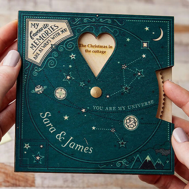 Personalised Written In The Stars Couple's Planisphere