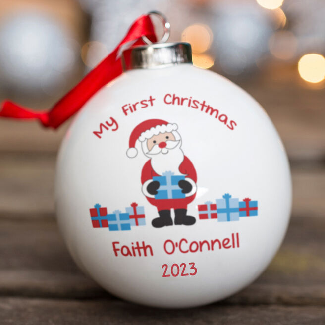 Personalised Bauble - My First Christmas