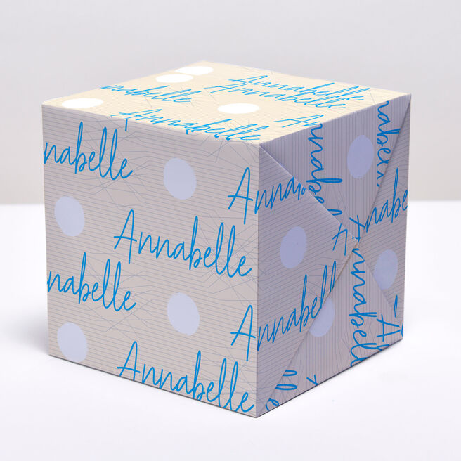 Personalised Wrapping Paper - Lines
