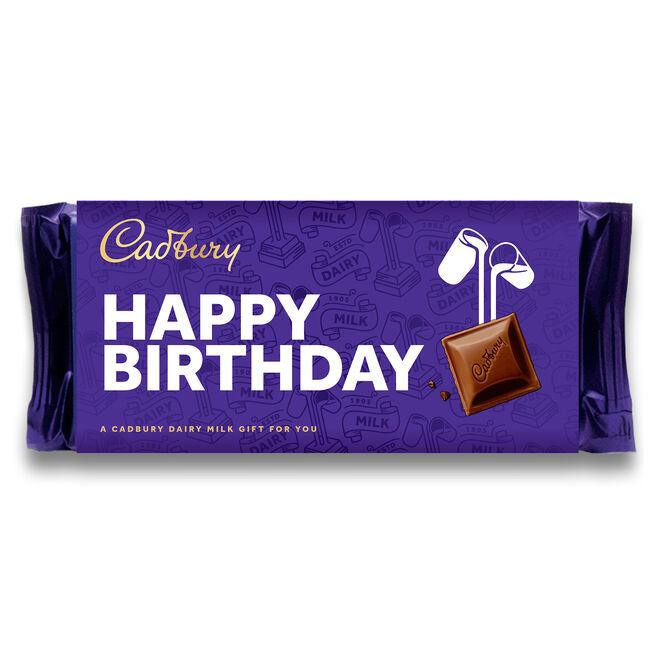 Cadbury Happy Birthday Dairy Milk Bar 110g
