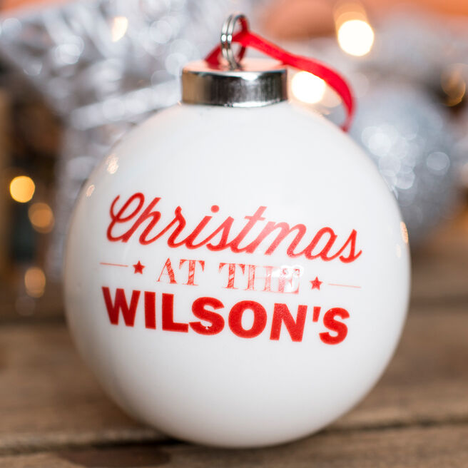 Personalised Bauble - Christmas At The...