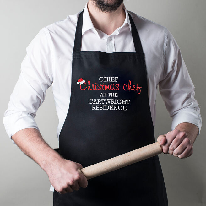 Personalised Apron - Chief Christmas Chef
