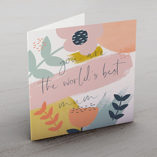 Personalised Card - You Are The World's Best
