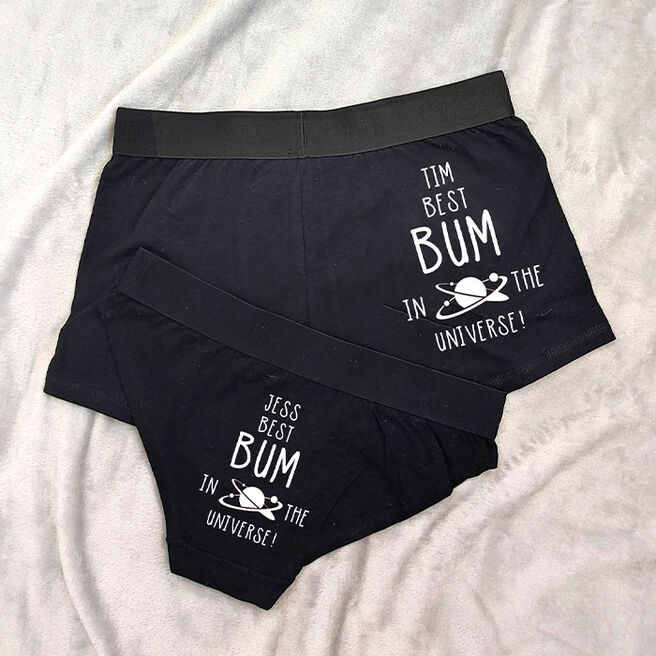 Personalised Underwear - Best Bum In The Universe