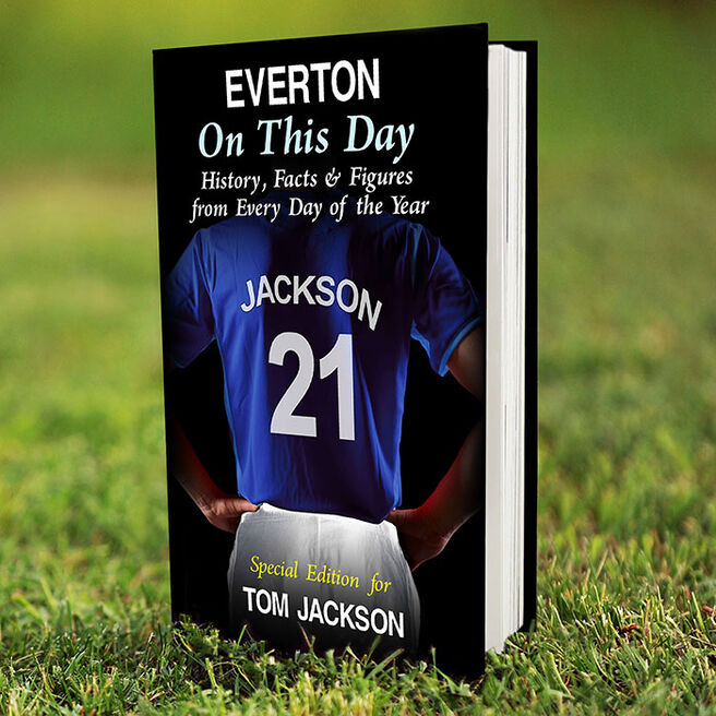 Personalised Football Team On This Day Book