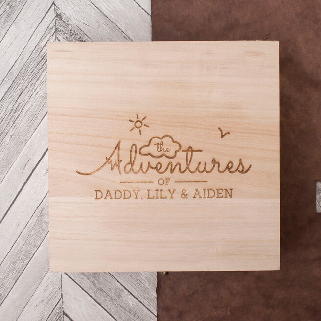 Personalised Storage Box - The Adventures Of