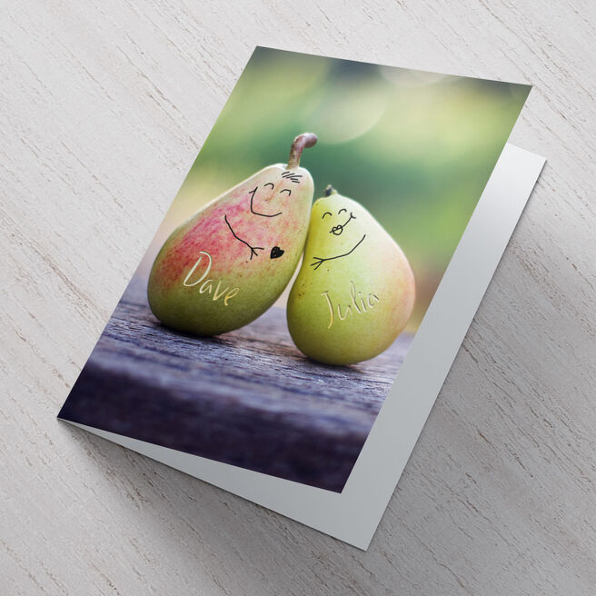 Personalised Card - What A Pear