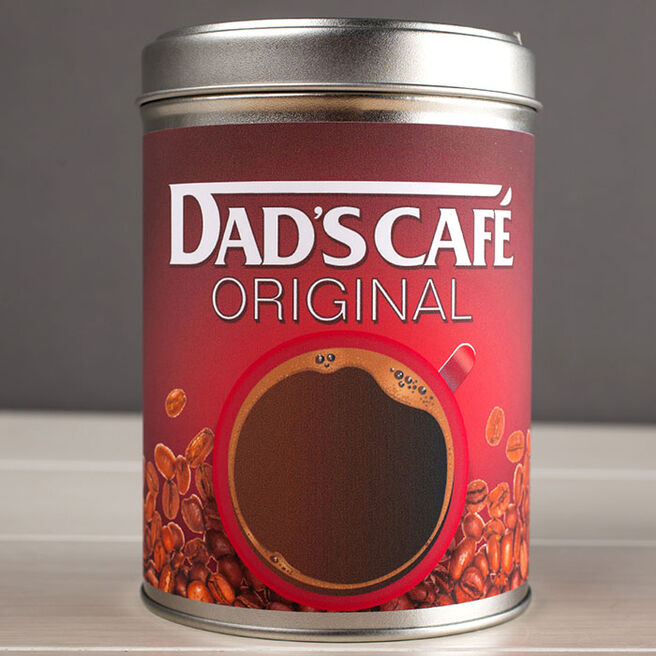 Personalised Coffee Tin - Dad's Cafe
