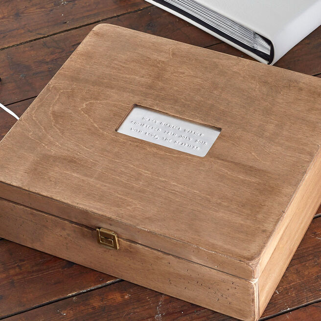Personalised Large Wooden Keepsake Box