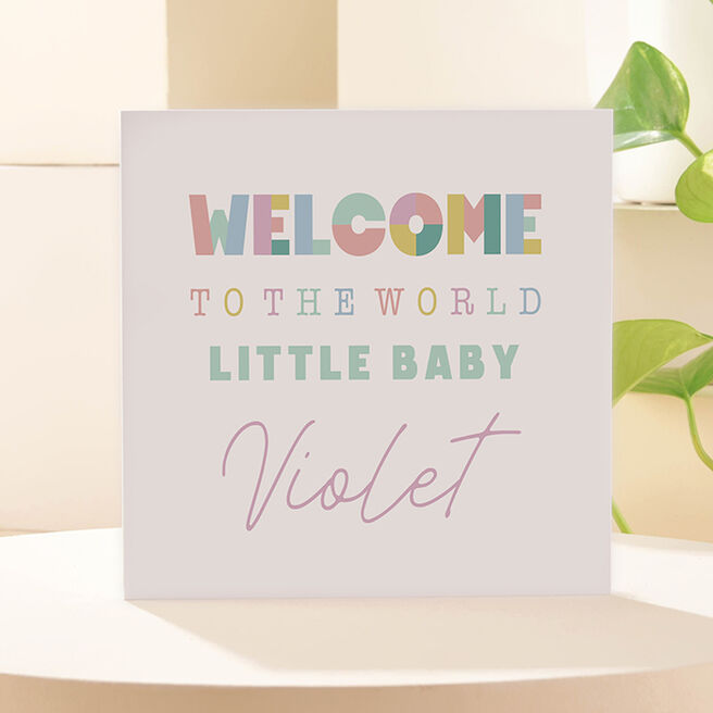 Personalised Card - Little Baby