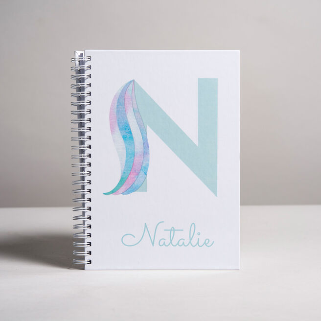 Personalised Notebook - Unicorn Tail