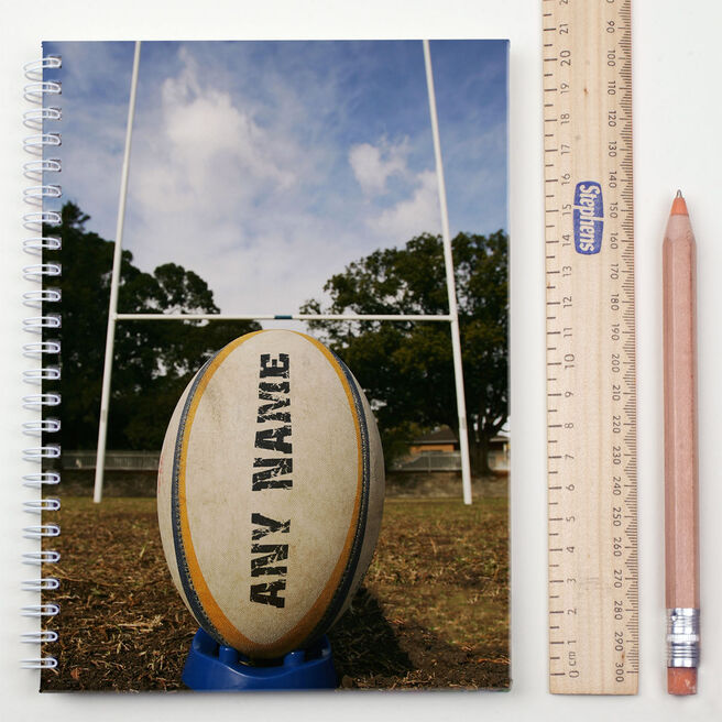 Personalised Notebook - Rugby