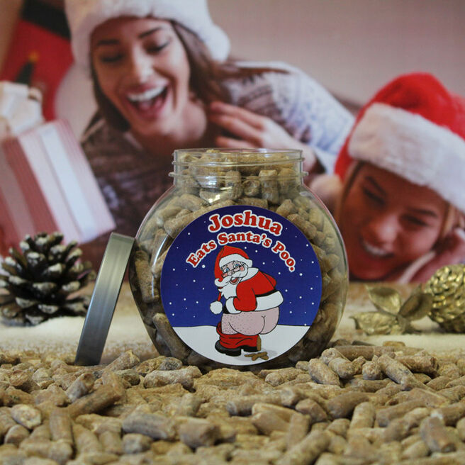 Personalised Santa's Poo Jar
