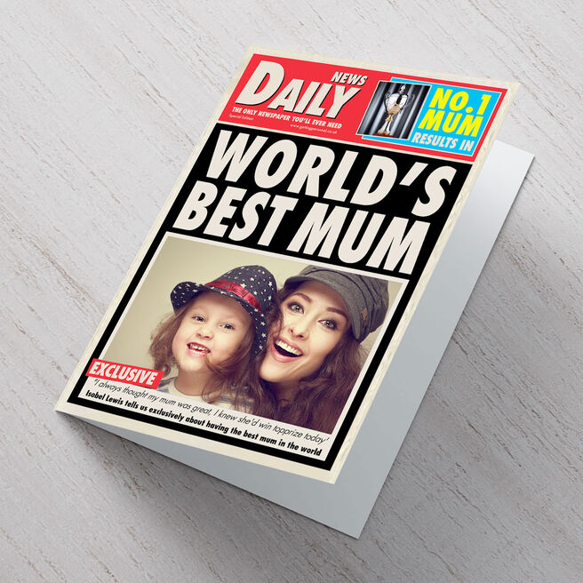 Photo Upload Card - Daily News World's Best