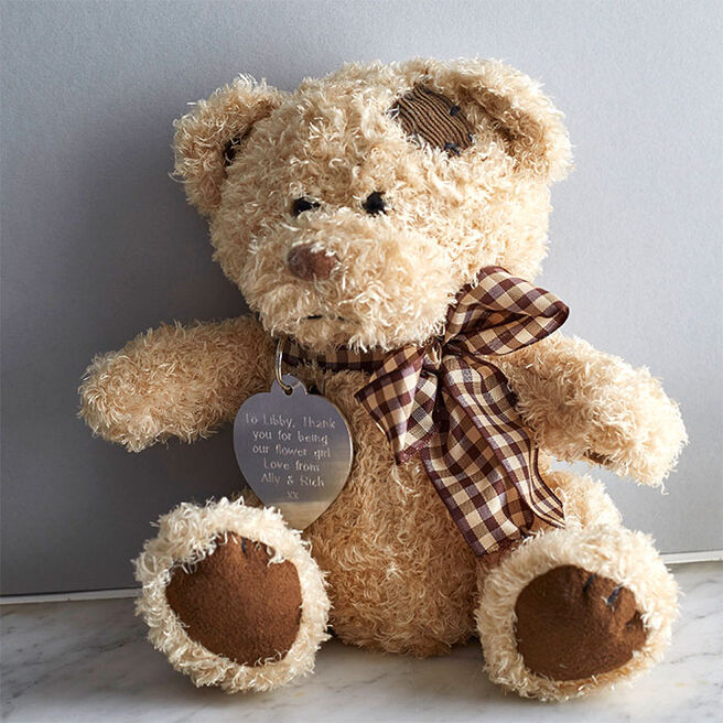Personalised Teddy In A Tin