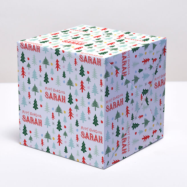 Personalised Wrapping Paper - Christmas Tree