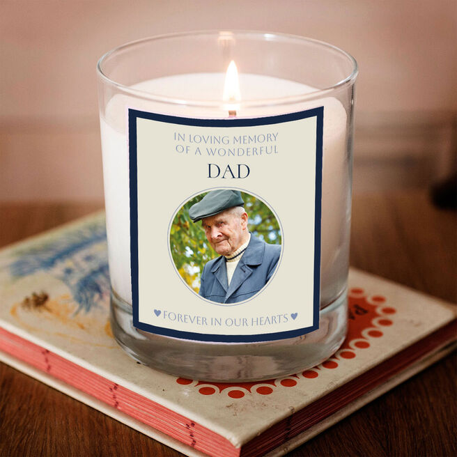 Personalised Father's Day Candle In Loving Memory - Dad