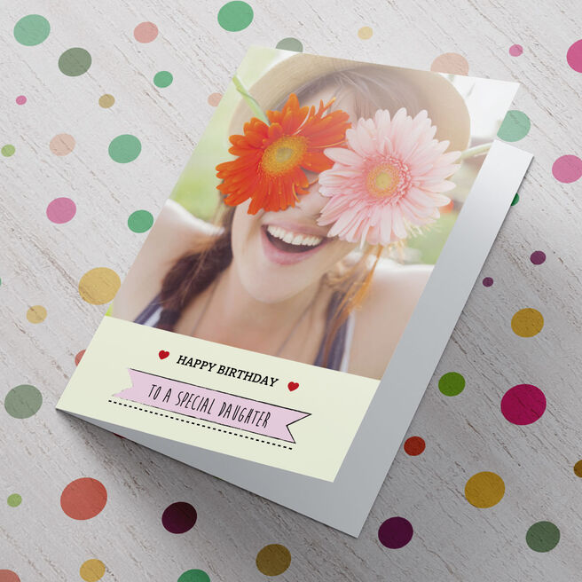 Personalised Card - To A Special Daughter