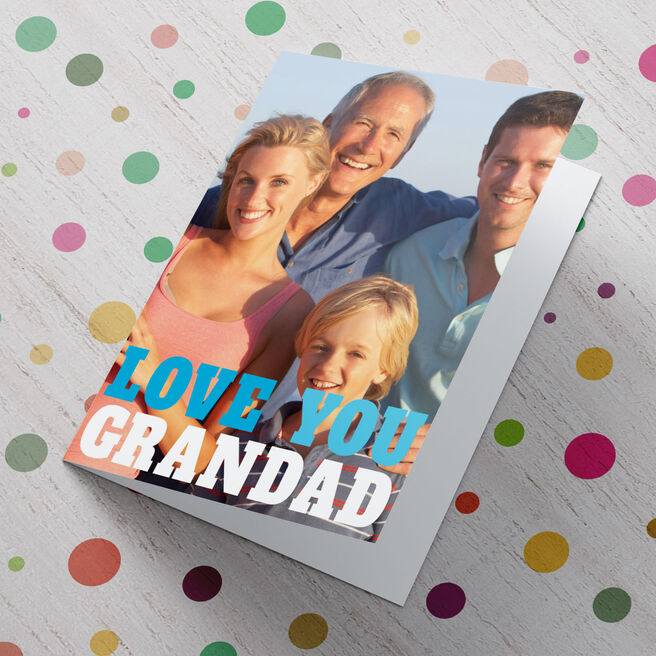 Photo Upload Card - Love Grandad