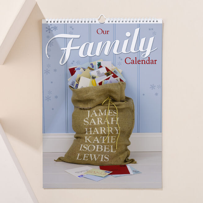 Personalised Our Family Calendar - 4th Edition