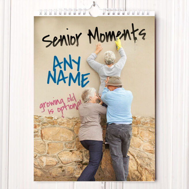 Personalised Senior Moments Calendar - New Edition