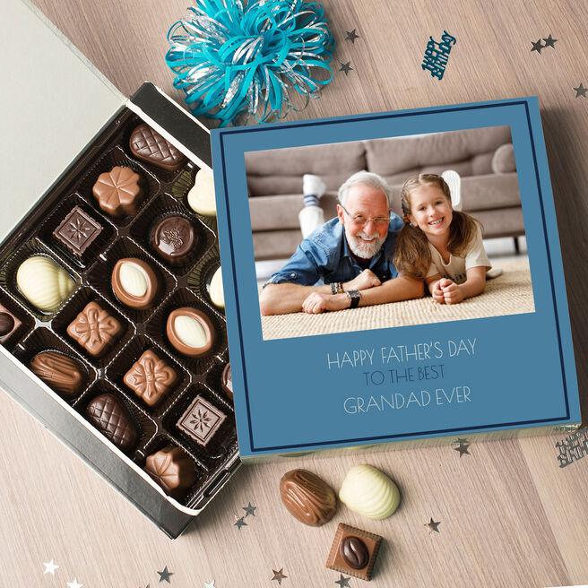 Personalised Belgian Chocolates - Father's Day- Grandad