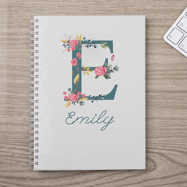 Personalised Notebook - Floral