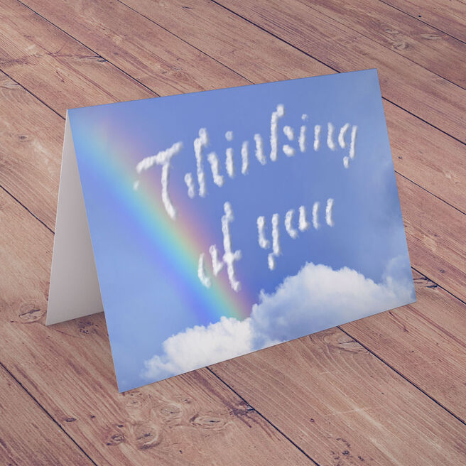 Personalised Card - Sympathy Rainbow