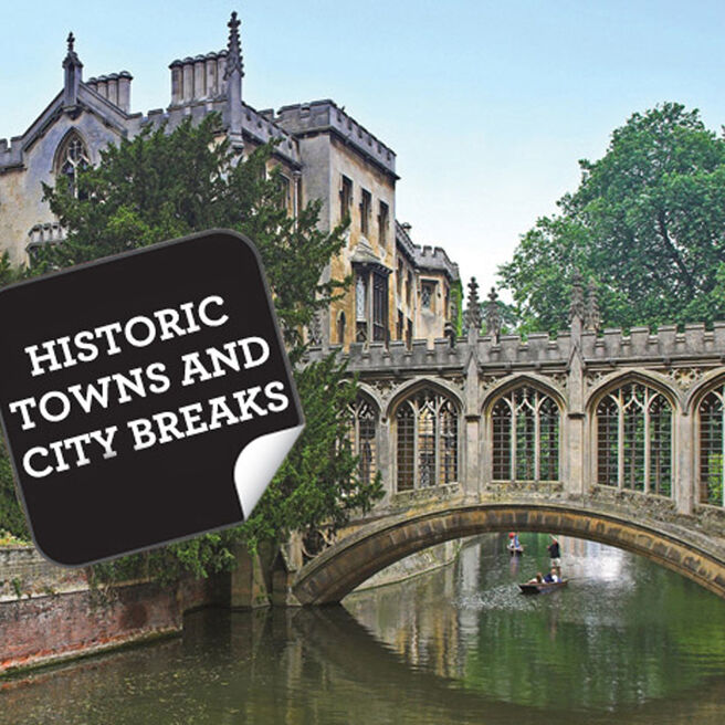 Historic Towns & Cities Breaks For Two