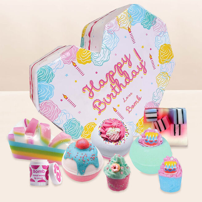 Large Bomb Cosmetics Happy Birthday Gift Box