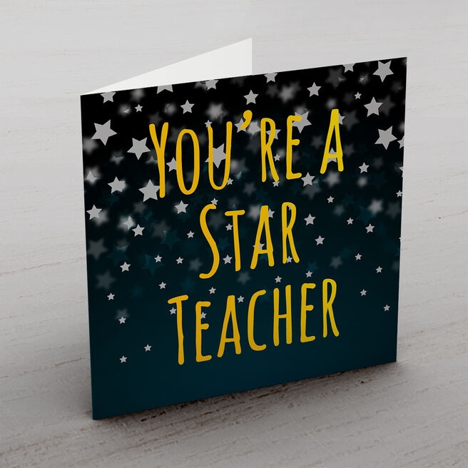You're a Star Teacher Card