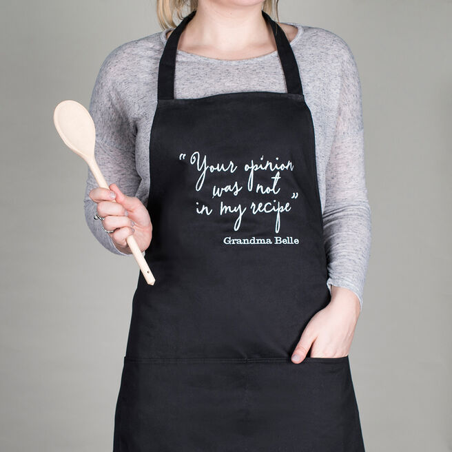 Personalised Apron - Your Opinion