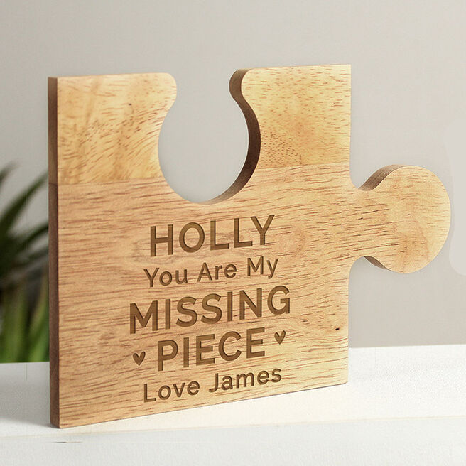 Personalised Missing Piece Jigsaw Coaster