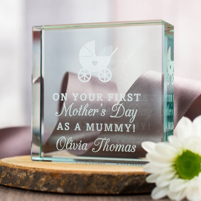 Personalised Glass Token - First Mother's Day