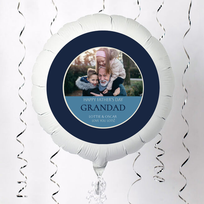 Personalised Father's Day Photo Balloon - Grandad