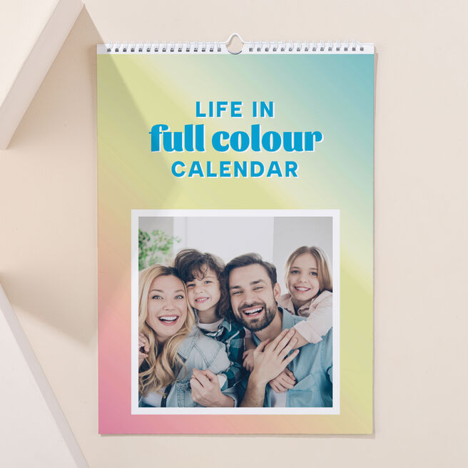 Personalised Photo Calendar - Life In Full Colour 