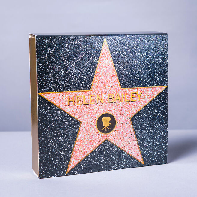Official Personalised Belgian Chocolates - Hollywood Walk Of Fame