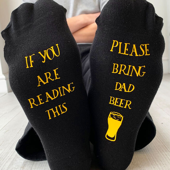 Personalised Socks - Bring Beer