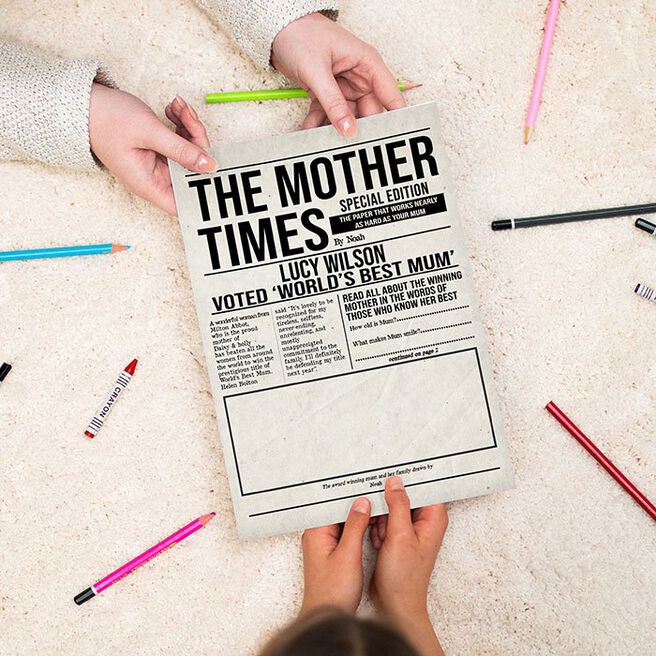 Personalised Newspaper - The Daily Mum