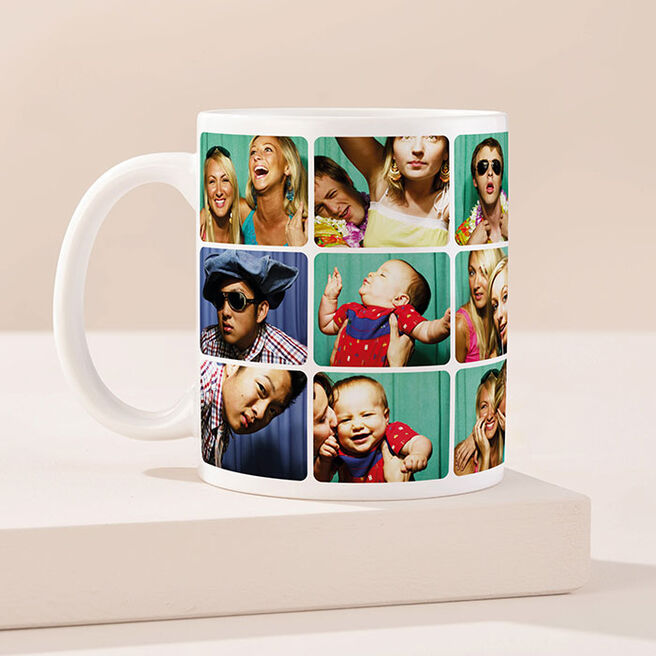 Create Your Own Photo Upload Mug - 18 Photos
